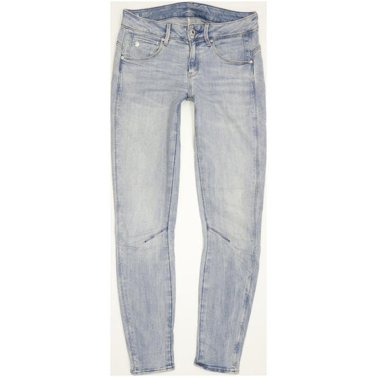 G-Star Arc 3D Women Blue Skinny Slim Stretch Jeans W28 L30