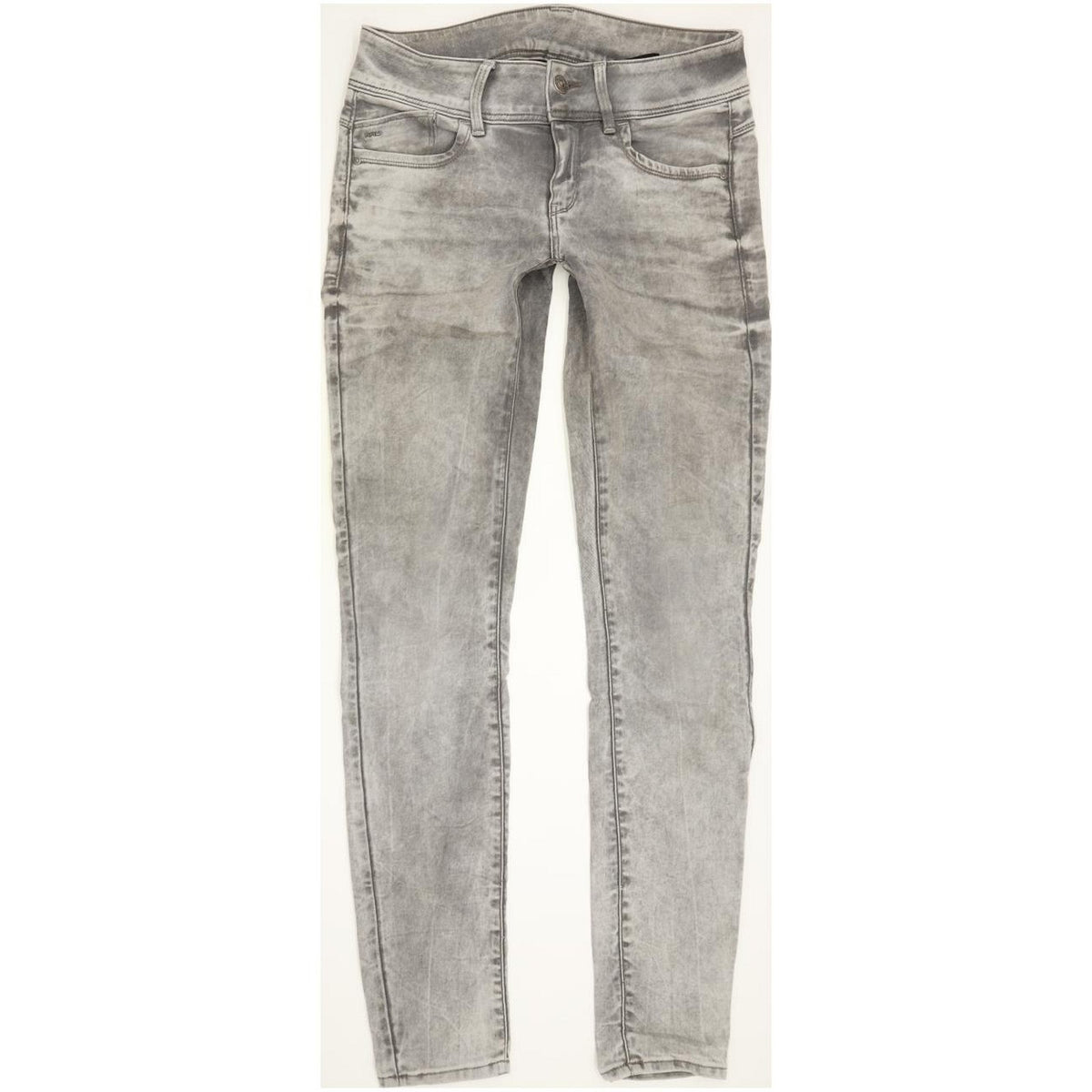 Levi's Lynn Mid Women Grey Skinny Slim Stretch Jeans W29 L32