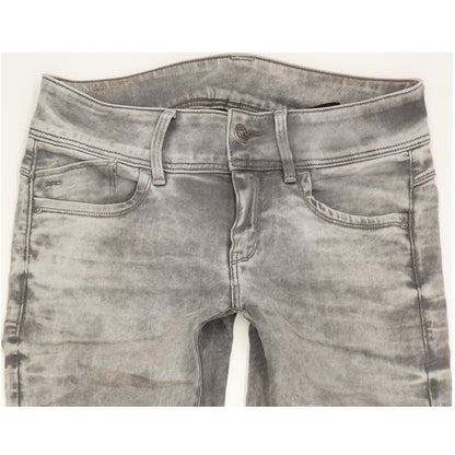 Levi's Lynn Mid Women Grey Skinny Slim Stretch Jeans W29 L32