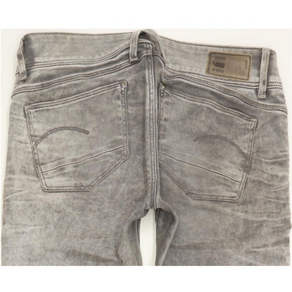 Levi's Lynn Mid Women Grey Skinny Slim Stretch Jeans W29 L32