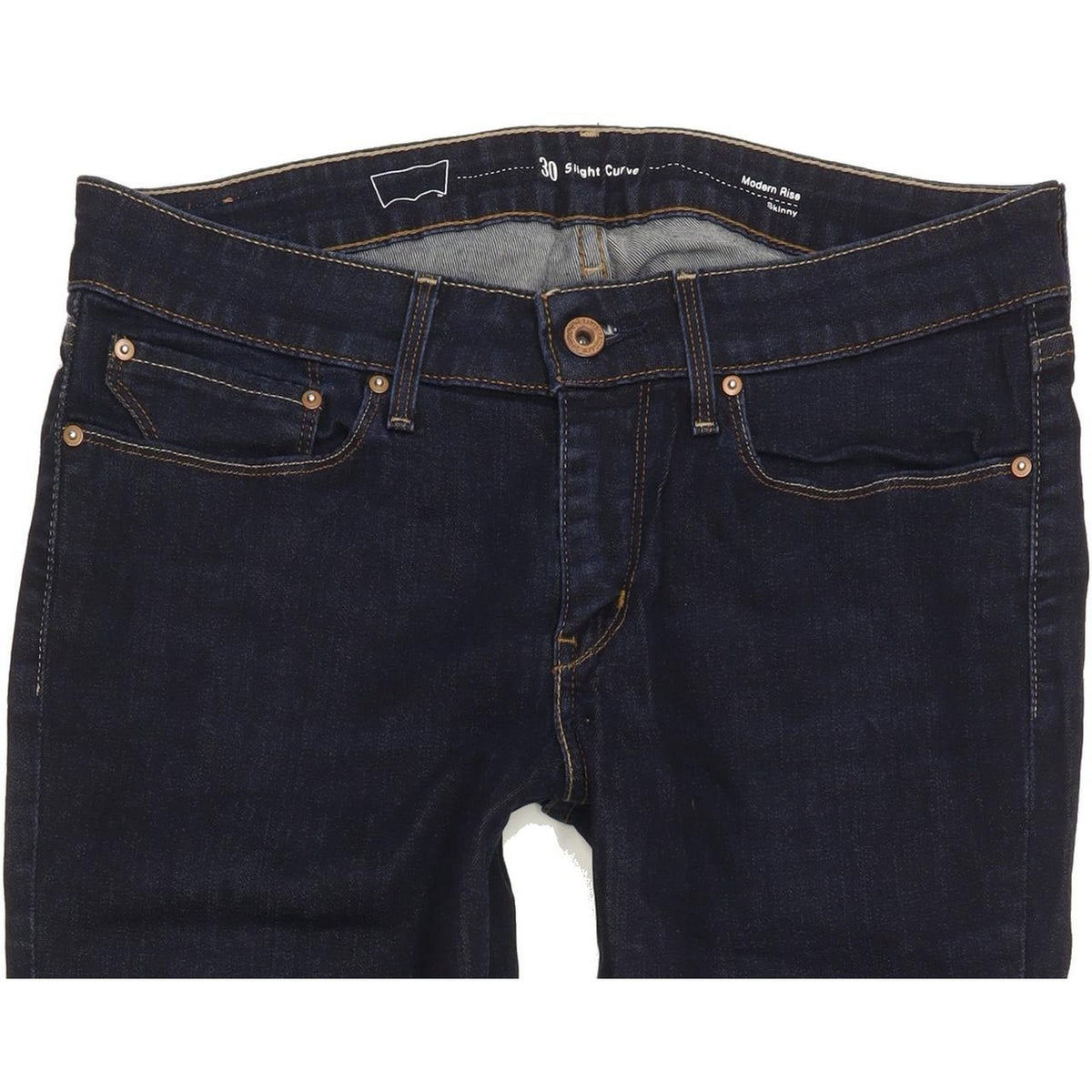 Levi's Slight Curve Women Navy Skinny Slim Stretch Jeans W30 L30