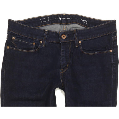 Levi's Slight Curve Women Navy Skinny Slim Stretch Jeans W30 L30