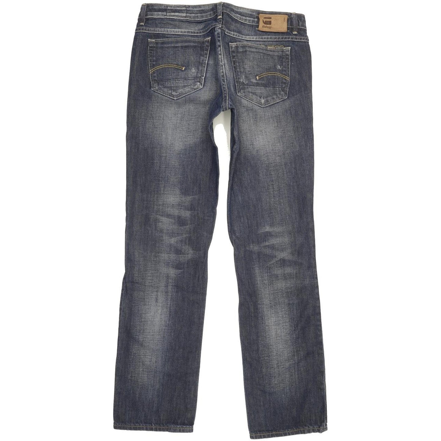G-Star 3301 Women Blue Straight Slim Jeans W29 L31