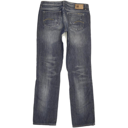 G-Star 3301 Women Blue Straight Slim Jeans W29 L31