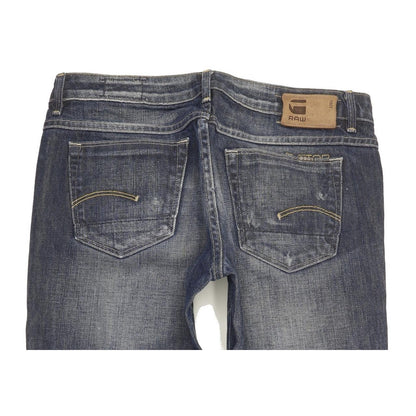 G-Star 3301 Women Blue Straight Slim Jeans W29 L31