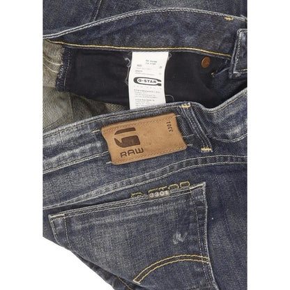 G-Star 3301 Women Blue Straight Slim Jeans W29 L31