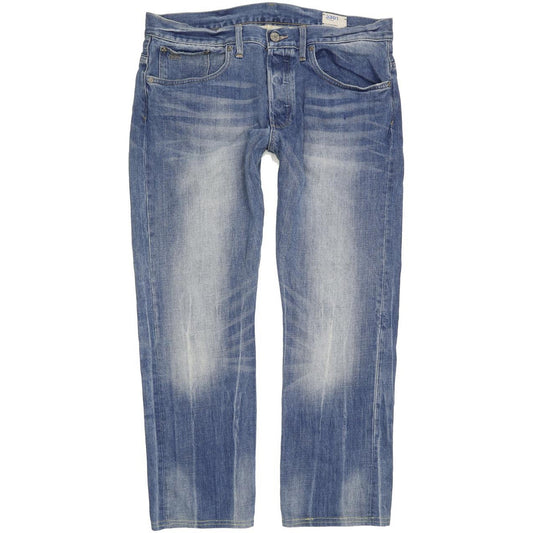 G-Star 3301 Men Blue Straight Regular Jeans W38 L28