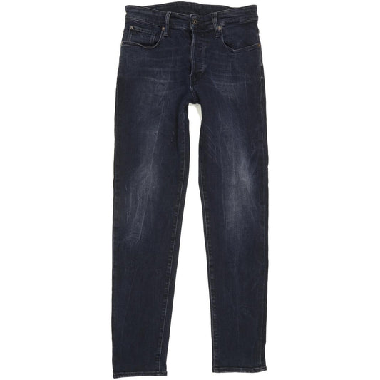 G-Star 3301 Men Navy Skinny Slim Stretch Jeans W29 L30