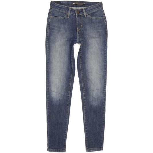 Levi's Legging Women Blue Skinny Slim Stretch Jeans W25 L29