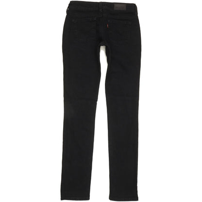 Levi's 473 Women Black Straight Slim Jeans W30 L34