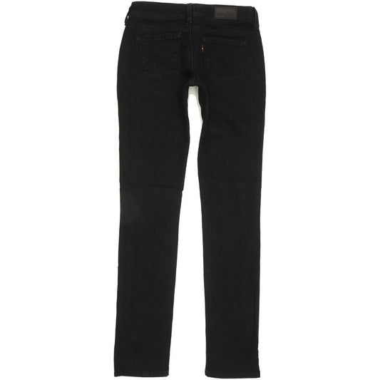 Levi's 473 Women Black Straight Slim Jeans W30 L34