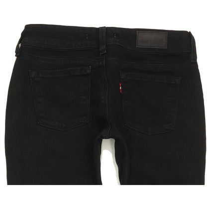 Levi's 473 Women Black Straight Slim Jeans W30 L34