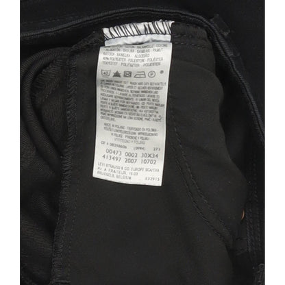 Levi's 473 Women Black Straight Slim Jeans W30 L34