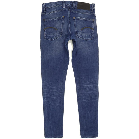 G-Star Defend Super Men Blue Skinny Slim Stretch Jeans W31 L30