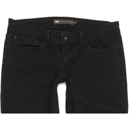 Levi's Demi Curve Women Black Skinny Slim Stretch Jeans W28 L31