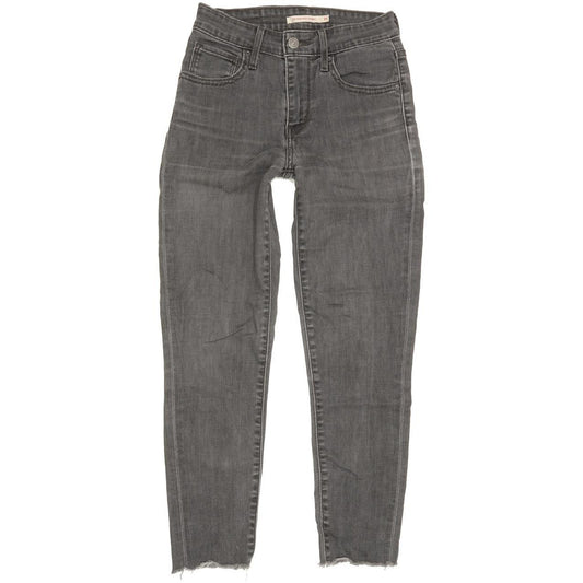 Levi's 721 Women Grey Skinny Slim Stretch Jeans W25 L24