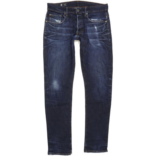 G-Star 3301 Men Blue Tapered Slim Jeans W31 L32