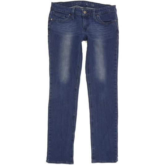 Levi's Women Blue Straight Slim Stretch Jeans W30 L31