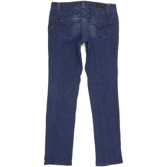 Levi's Women Blue Straight Slim Stretch Jeans W30 L31
