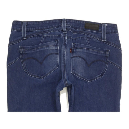 Levi's Women Blue Straight Slim Stretch Jeans W30 L31