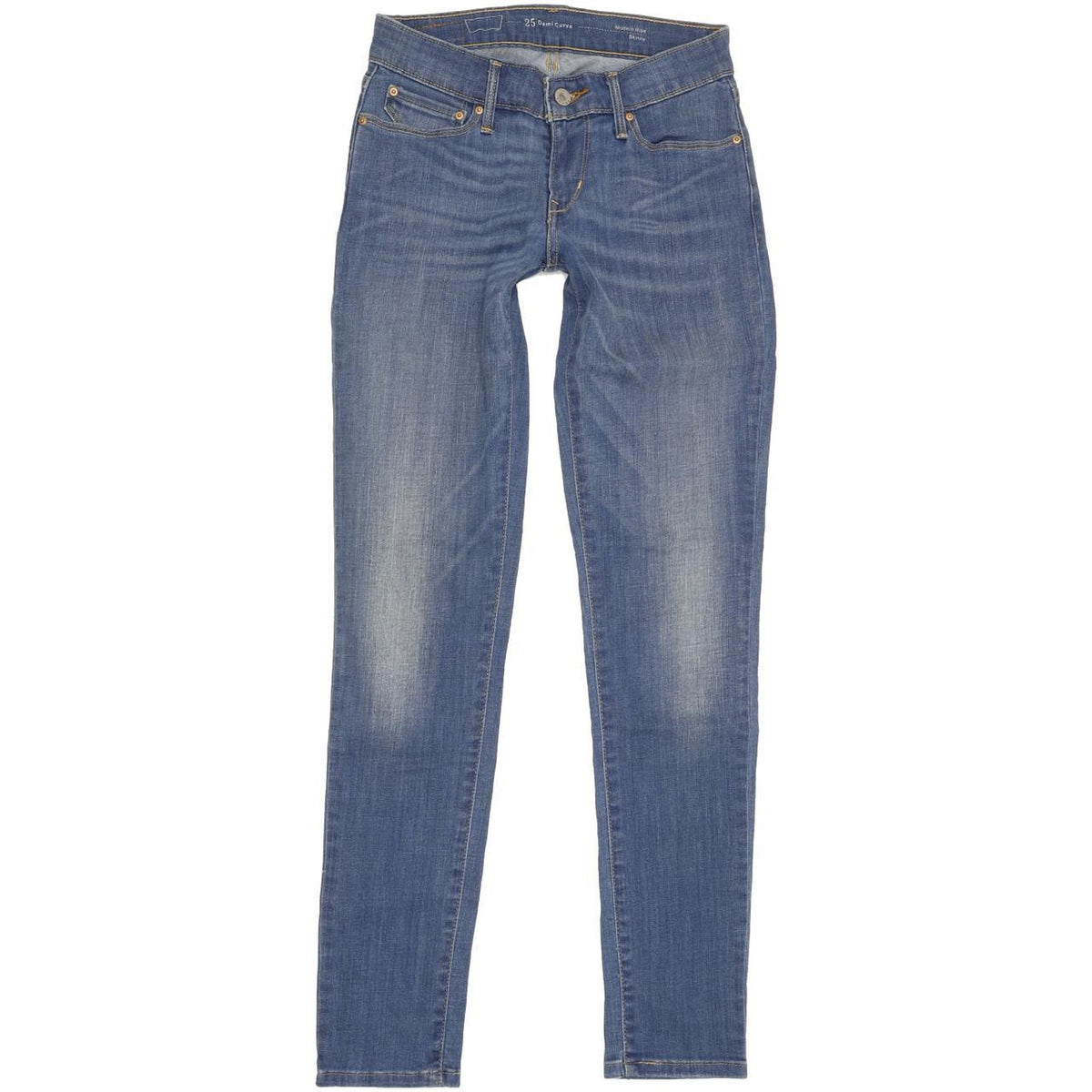 Levi's Demi Curve Women Blue Skinny Slim Stretch Jeans W25 L30