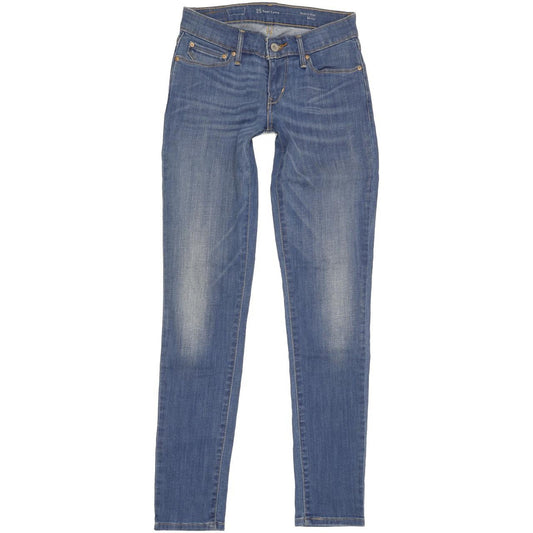 Levi's Demi Curve Women Blue Skinny Slim Stretch Jeans W25 L30