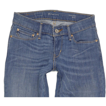 Levi's Demi Curve Women Blue Skinny Slim Stretch Jeans W25 L30
