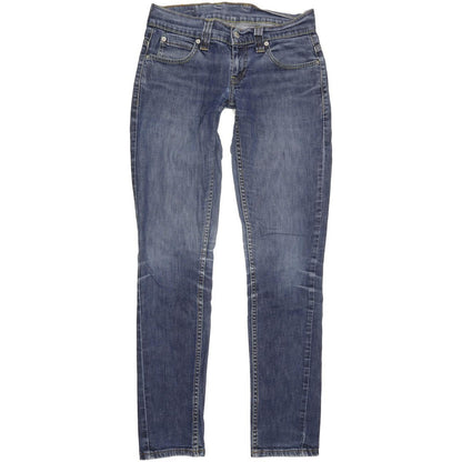 Levi's 603 Women Blue Straight Slim Stretch Jeans W29 L32