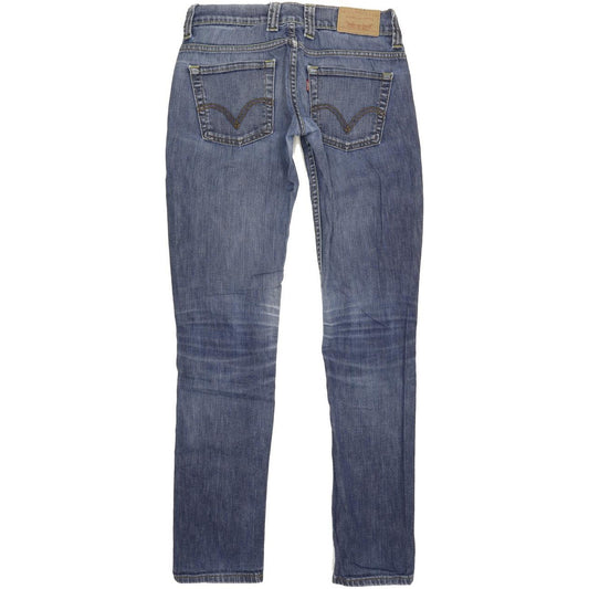 Levi's 603 Women Blue Straight Slim Stretch Jeans W29 L32
