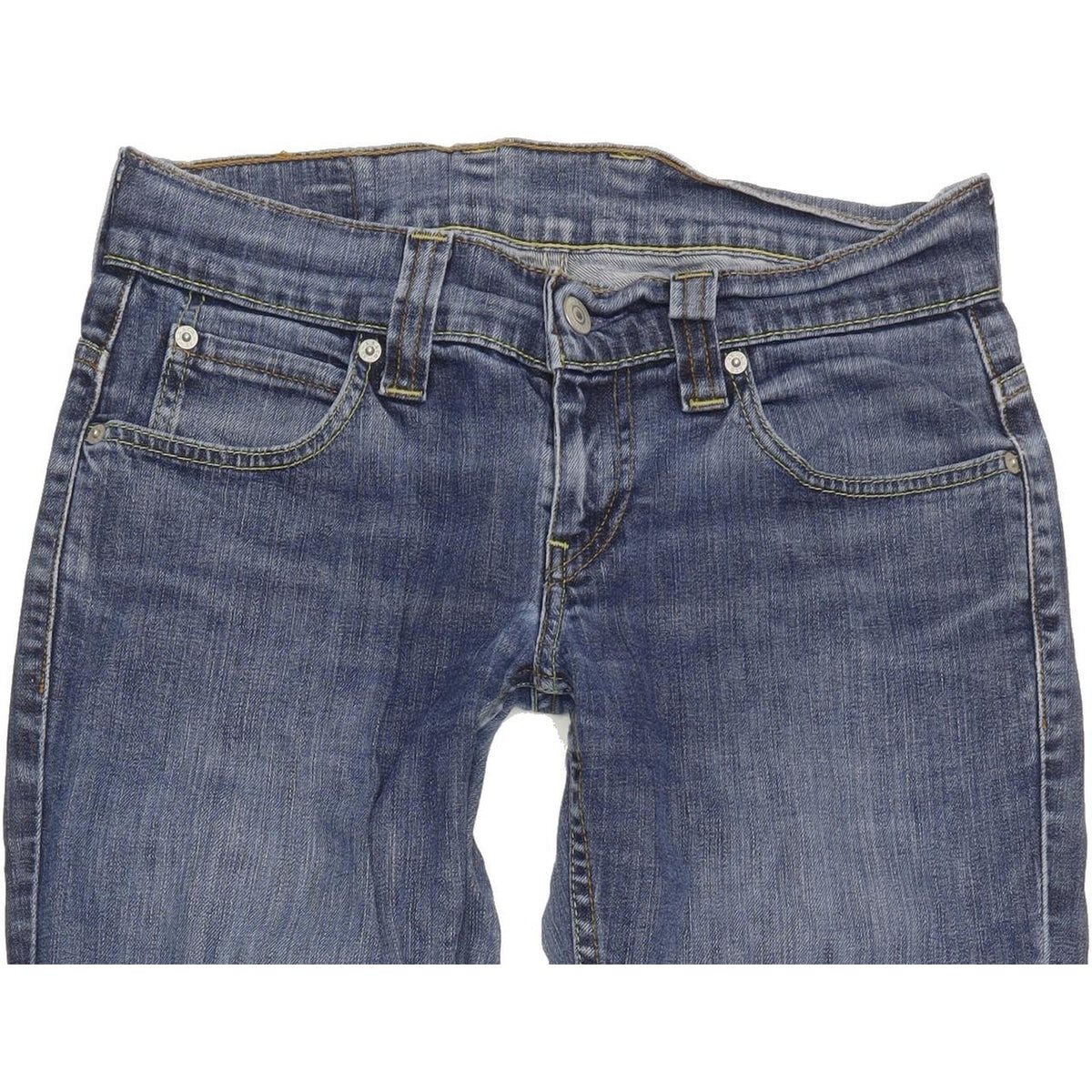 Levi's 603 Women Blue Straight Slim Stretch Jeans W29 L32