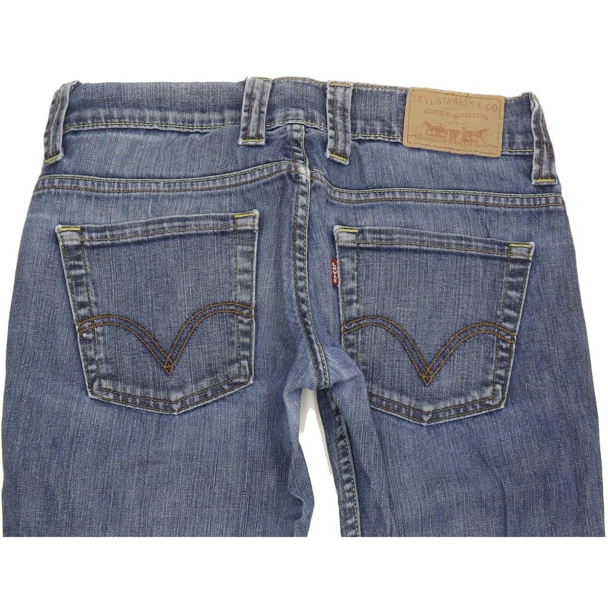 Levi's 603 Women Blue Straight Slim Stretch Jeans W29 L32