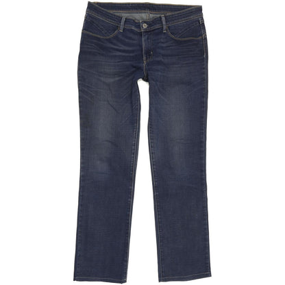 Levi's Women Blue Straight Regular Stretch Jeans W30 L29