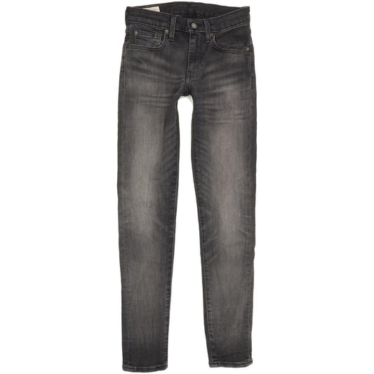 Levi's Men Charcoal Tapered Slim Stretch Jeans W28 L30