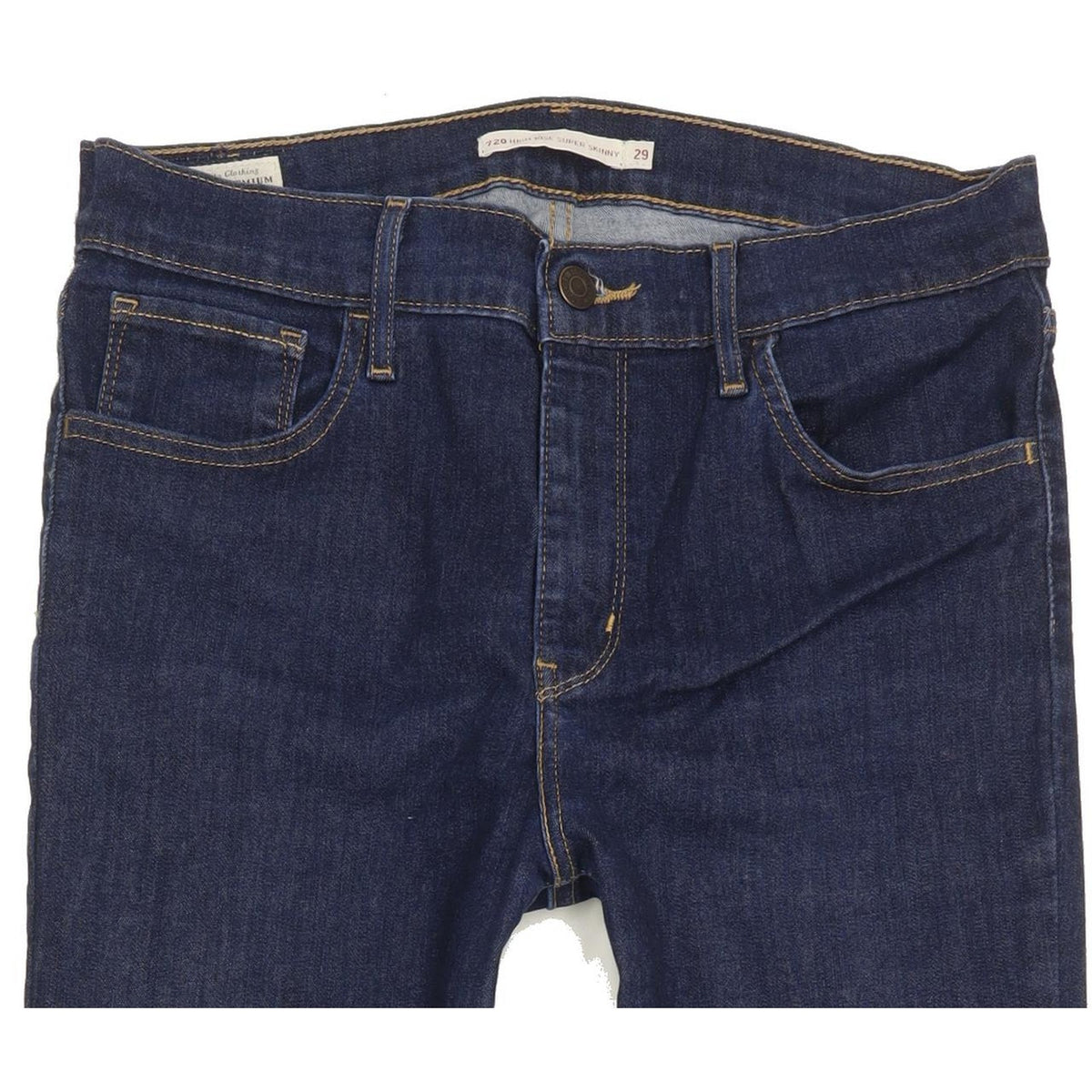 Levi's 720 Women Blue Skinny Slim Stretch Jeans W29 L32