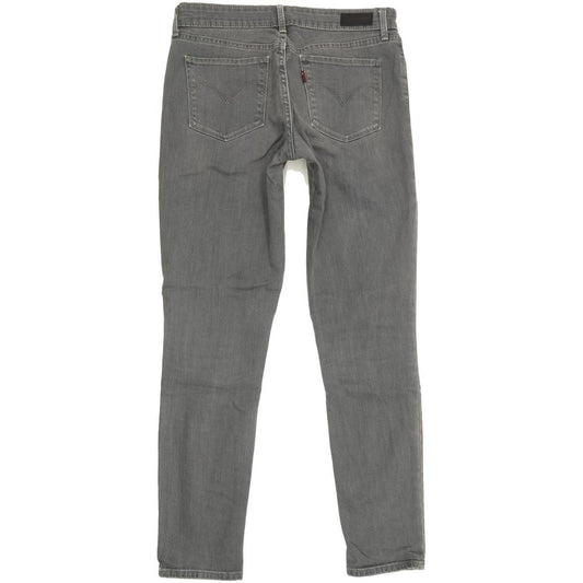 Levi's Demi Curve Women Grey Skinny Slim Stretch Jeans W27 L29