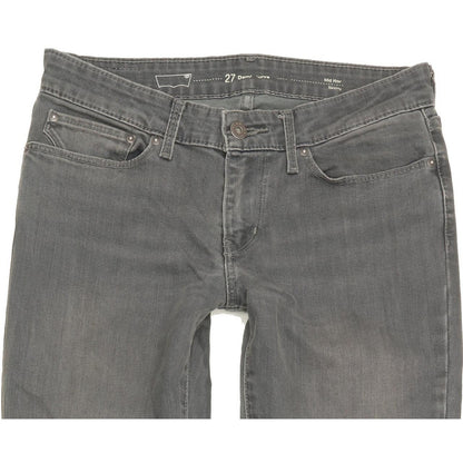 Levi's Demi Curve Women Grey Skinny Slim Stretch Jeans W27 L29