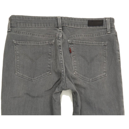 Levi's Demi Curve Women Grey Skinny Slim Stretch Jeans W27 L29