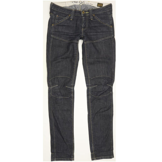 G-Star Elwood Heritage Women Blue Straight Slim Jeans W27 L31