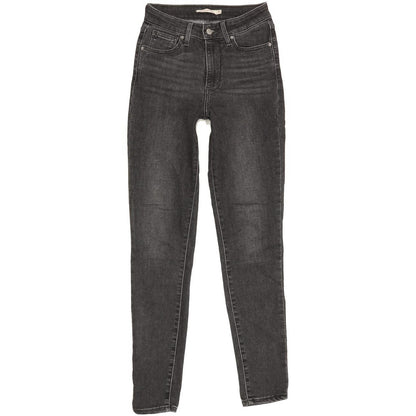 Levi's 721 Women Charcoal Skinny Slim Stretch Jeans W25 L30