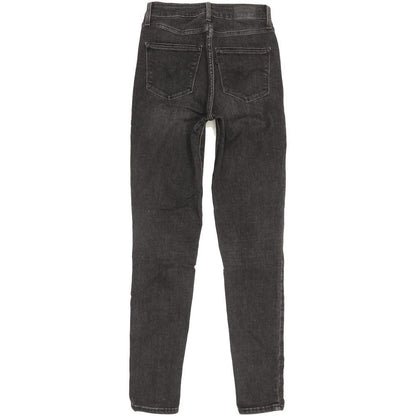 Levi's 721 Women Charcoal Skinny Slim Stretch Jeans W25 L30