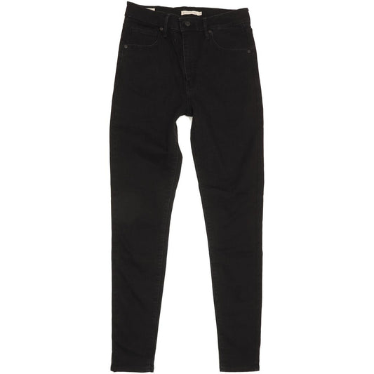 Levi's Mile Black Skinny Slim Stretch Jeans High Waisted W31 L32