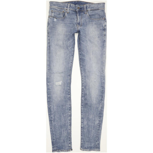 G-Star 3301 Deconstructed Men Blue Straight Slim Stretch Jeans W30 L32