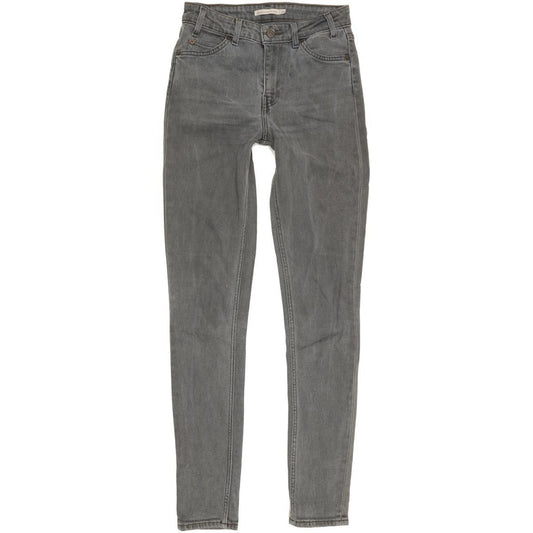 Levi's 721 Vintage Women Grey Skinny Slim Jeans W26 L32