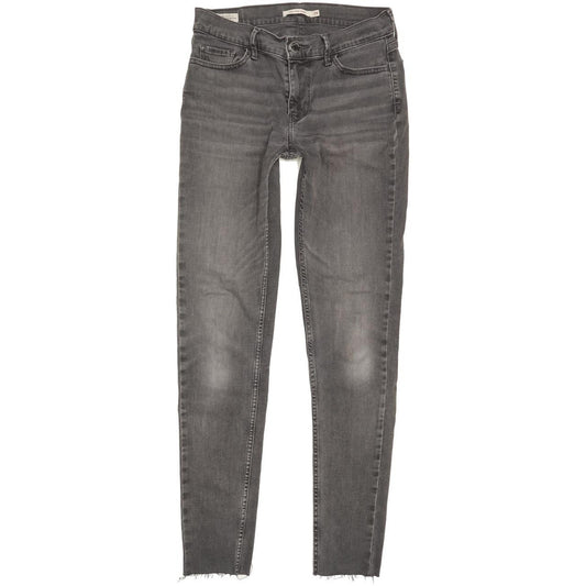 Levi's 710 Super Women Grey Skinny Slim Stretch Jeans W29 L29