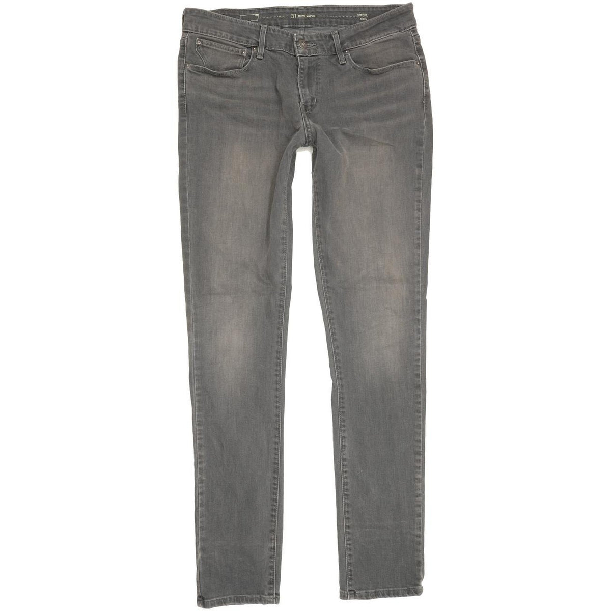 Levi's Demi Curve Women Grey Skinny Slim Stretch Jeans W31 L32