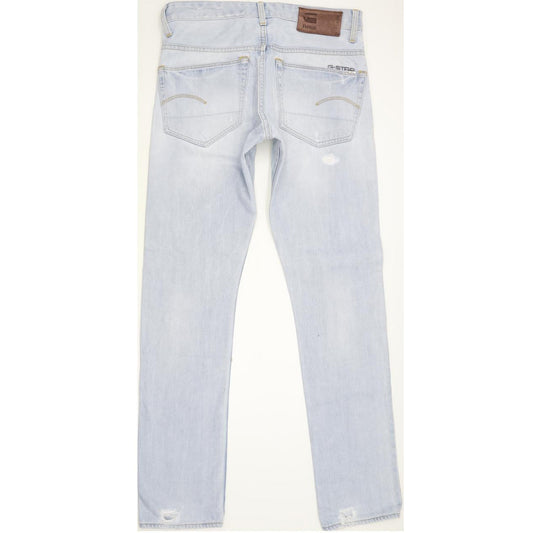G-Star 3301 Men Blue Tapered Slim Jeans W30 L32