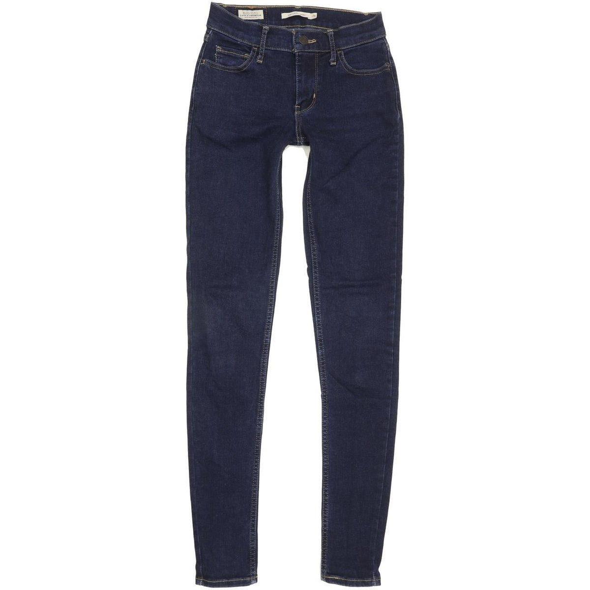 Levi's 710 Super Women Blue Skinny Slim Stretch Jeans W26 L31