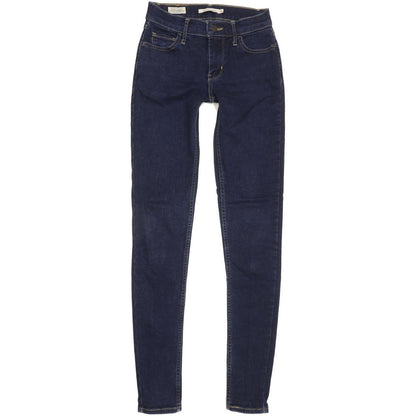 Levi's 710 Super Women Blue Skinny Slim Stretch Jeans W26 L31