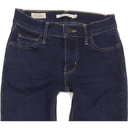 Levi's 710 Super Women Blue Skinny Slim Stretch Jeans W26 L31