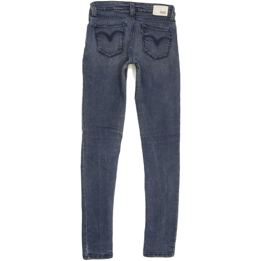 Levi's Demi Curve Women Blue Skinny Slim Stretch Jeans W28 L30